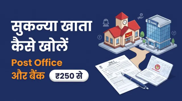सुकन्या समृद्धि खाता Post Office और बैंक में कैसे खोलें — ₹250 से