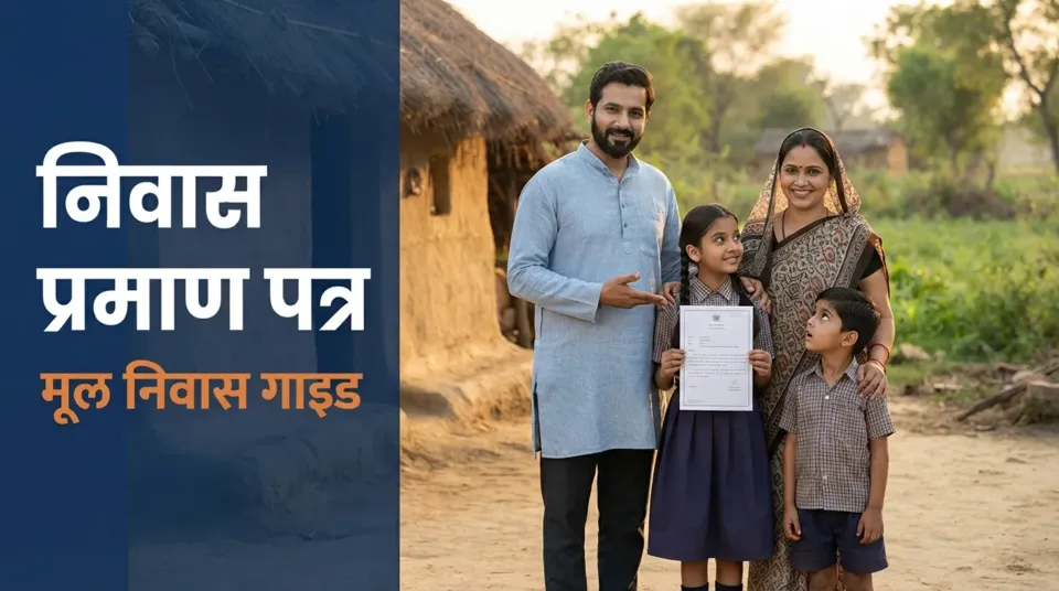निवास प्रमाण पत्र 2026 — मूल निवास और domicile certificate का ऑनलाइन आवेदन